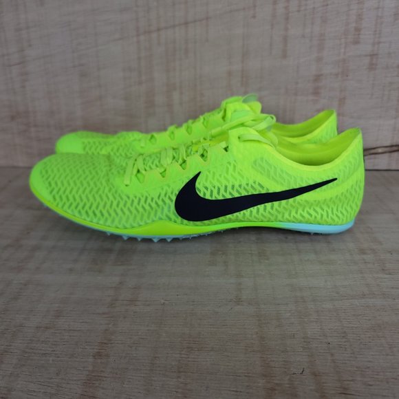 Nike Racing Zoom Mamba V Spikes Shoes Track and Field Volt Green Men’s 13 - Picture 2 of 10